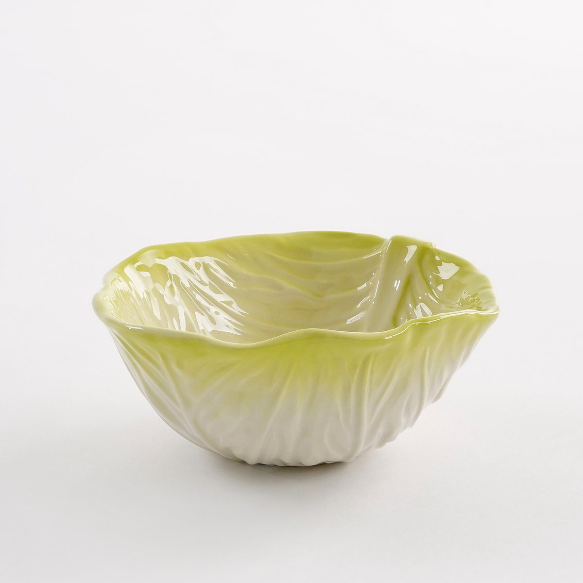 Salad bowl - L12 x W12 x H6 cm - Ceramic - Light green
