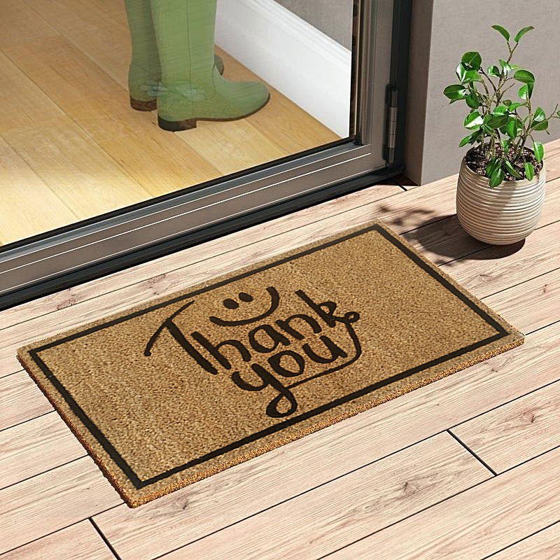 Coconut mat 60 x 40 cm doormat doormat doormat dirt trapping mat front door