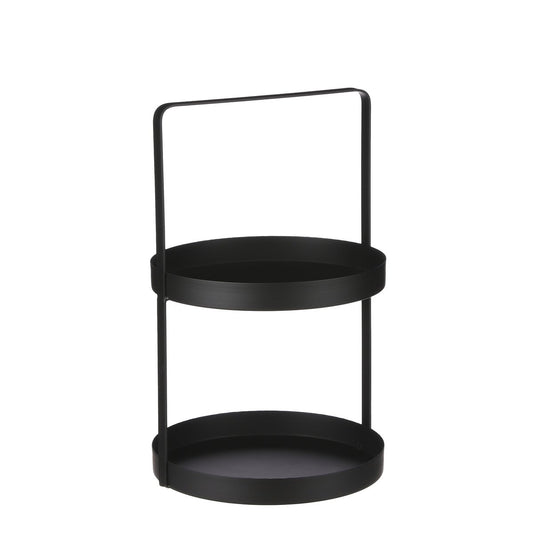 Etagère - H41 x Ø25 cm - Metal - Black