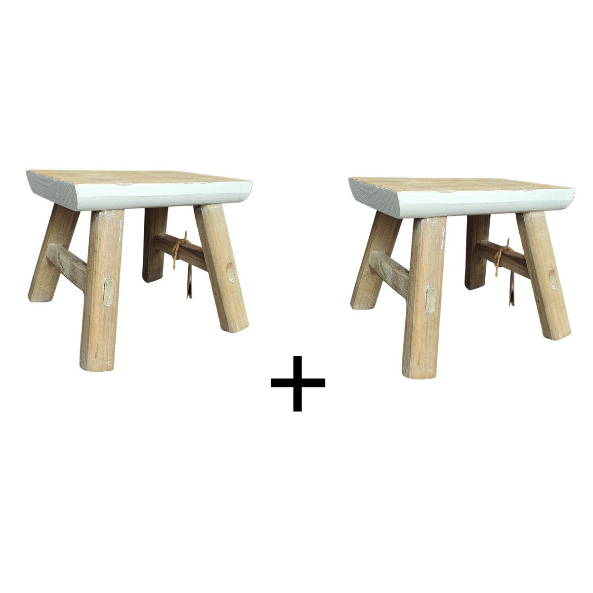 furn old dutch deco stool 20 2pcs