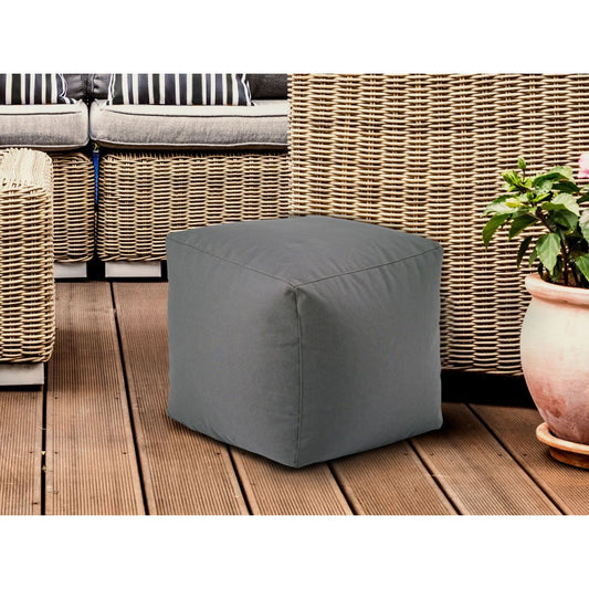 Cube seat stool 45x45x45 cm footstool footrest floor cushion Bamba dimensionally stable waterproof