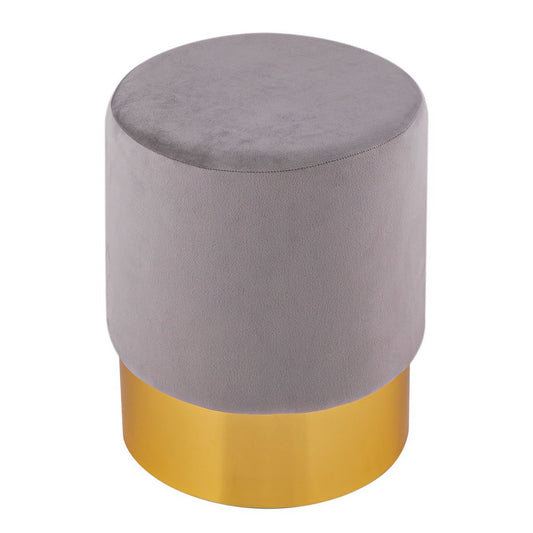 Velvet stool 2nd choice velvet pouf Ø 31 H 43 cm stool pouf velor stool can hold up to 150 kg