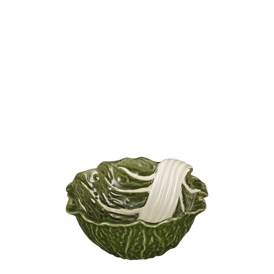 Cabbage bowl - L13.5 x W15 x H5.5 cm - Ceramic - Dark green