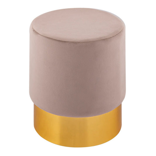 Velvet stool 2nd choice velvet pouf Ø 31 H 43 cm stool pouf velor stool can hold up to 150 kg