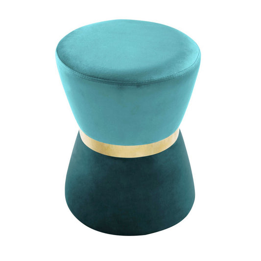 Stool tailored 2nd choice Ø 32 H 42 cm velvet stool velvet pouf velor stool up to 150 kg bel