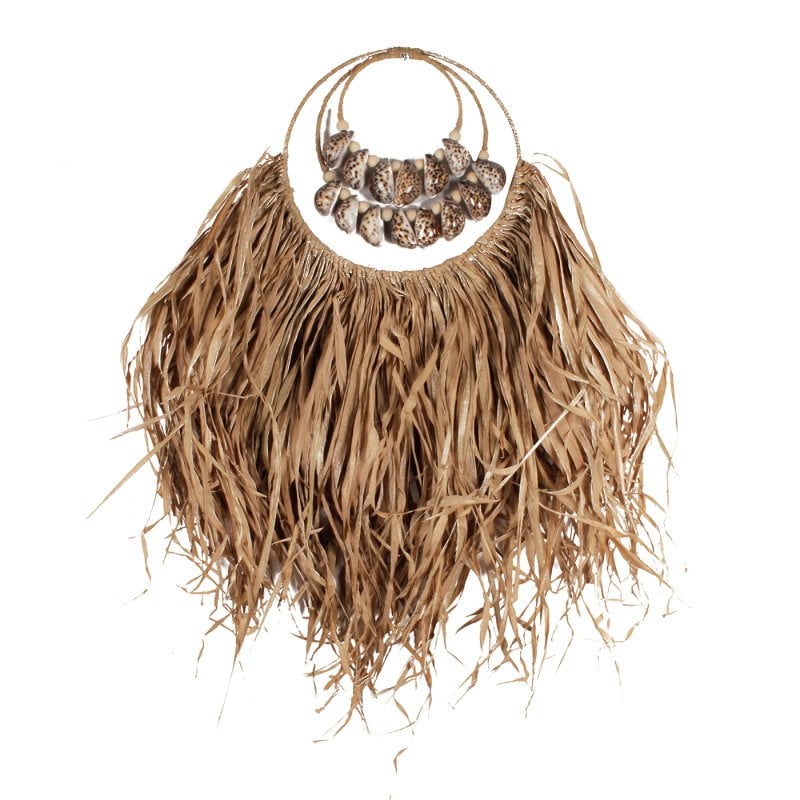 Raffia Shell Wall Decoration