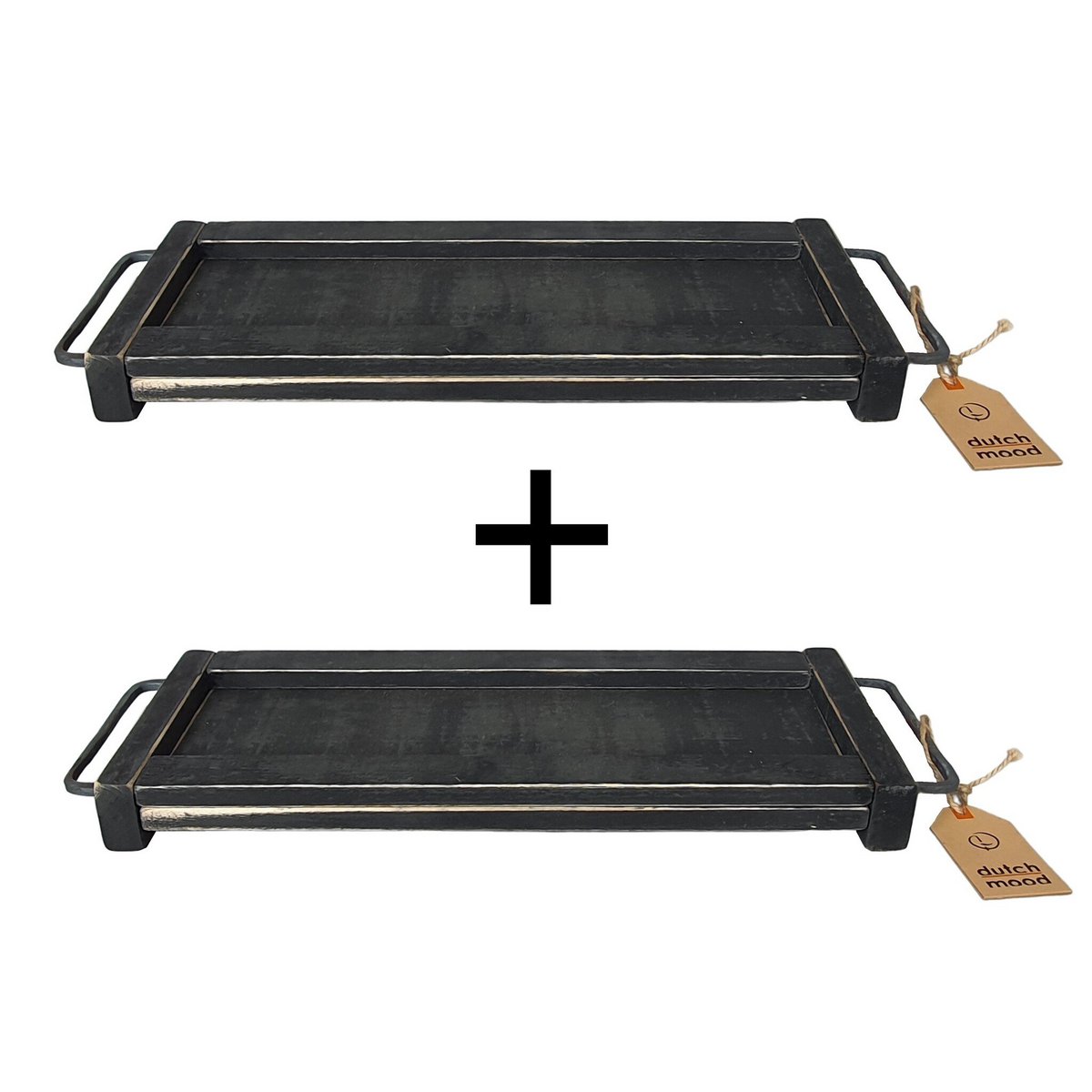 tray empress 40 black berlin 2 pcs