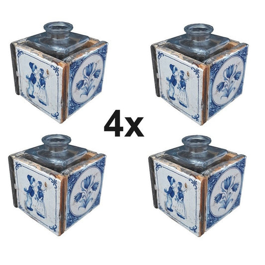 pot old dutch tiles 9 holland bottom up