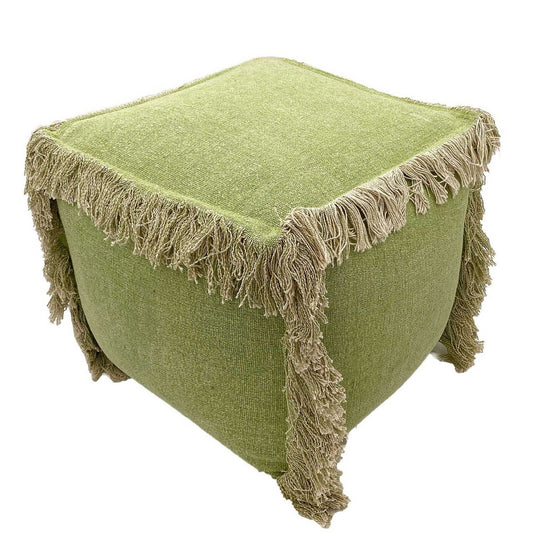 Floor cushion 2nd choice stool pouf 40x40 cm cube seat pouf footstool stonewashed